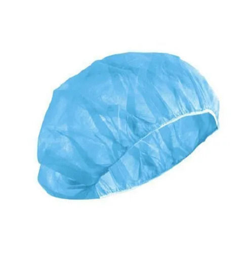 Pack Of 50 Pieces Disposable Cotton Circle Bouffant Cap For Medical Use 