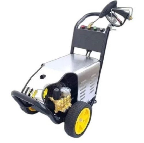 Silver Stainless Steel Single Phase 100 Bar High Pressure Washers