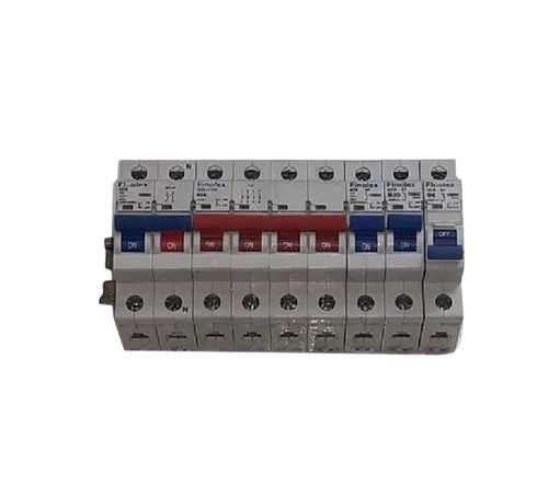 Multicolor 220 Volt 50 Hertz 9 Pole Single Phase Mcb Switch For Electric Fitting