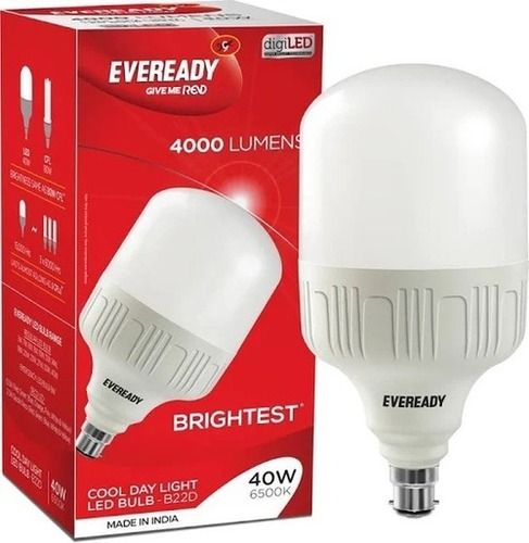 White 220 Volt 7 Watt 50 Hertz Aluminum And Ceramic Led Bulb 