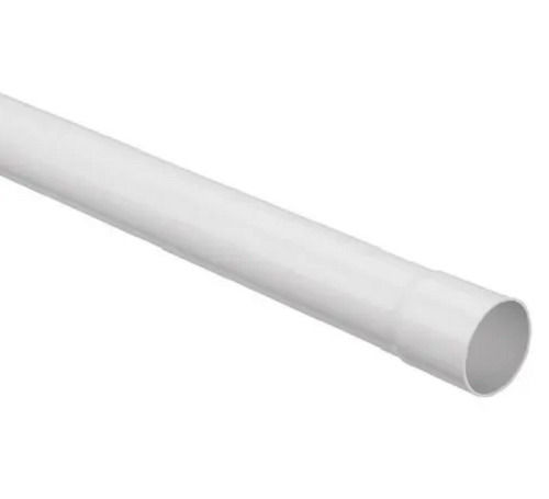 White 3 Meter Long Round Upvc Pipe For Construction Purpose