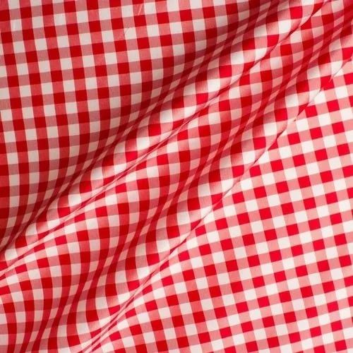 42 Inch Washable And Skin Friendly Soft Check Silk Fabric For Shirts Density: 120 Gram Per Cubic Meter (G/M3)