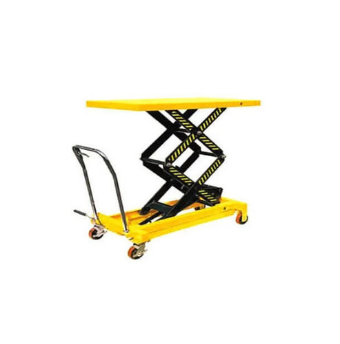 Durable 500Kg Capacity Mid Steel Hydraulic Lifting Trolley For Industrial Use 