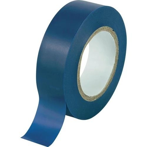 Blue 80 Meter Long 0.25 Mm Thick Single Side Adhesive Pvc Electrical Insulation Tape