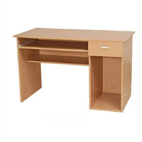 914.4X609.6 Mm Rectangular Wooden Computer Table For Study Room Use No Assembly Required