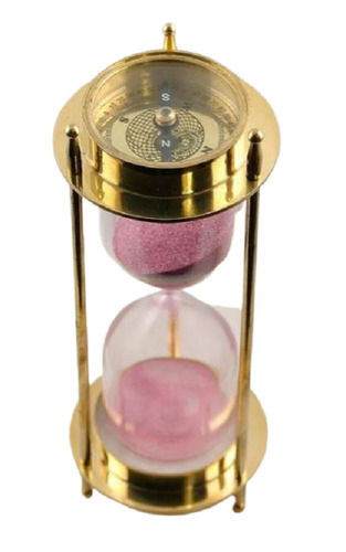 Golden Antique Polished Brass Sand Timer