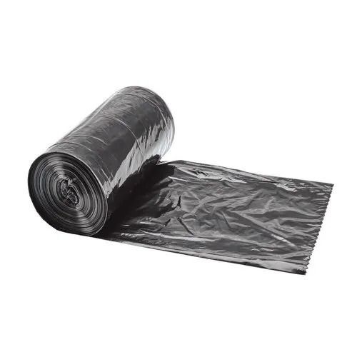 Black Biodegradable Pp Offset Printing Smooth Disposable Garbage Bags