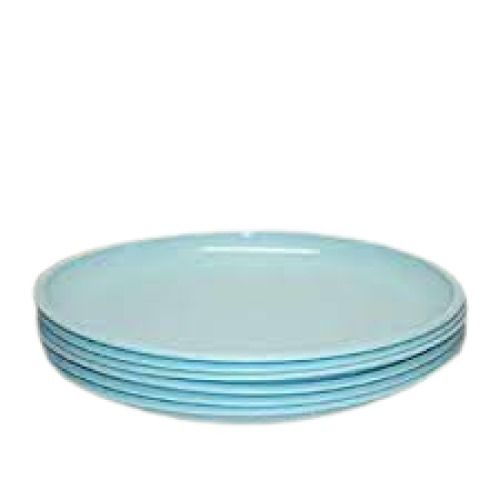 Eco-friendly Round Light Weight Unbreakable Plain Plastic Plates For Serving Food Pack Of 4