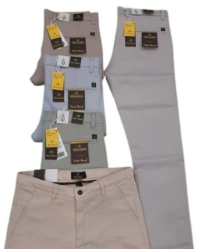 Beige Handwork Technic Dark Berry Boys Formal Slim Fit Pure Cotton Trouser