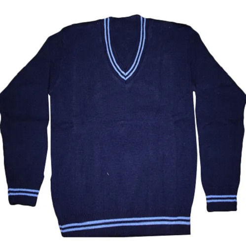 Long Sleeves V Neck Woolen School Sweaters For Girls And Boys Age Group: Kids