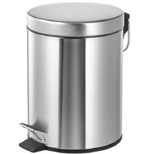 Polished Stainless Steel Pedal Dustbin Application: For Dust Bin