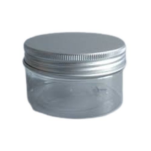 Rigid Hardness Eco Friendly Round Plain Transparent Tfo Plastic Jar Pack Of 2  Length: 4 Inch (In)