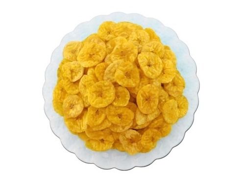Round Yellow Sweet Banana Chips