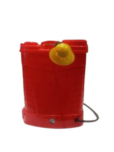 Red 10 Liter Capacity Manual Durable Plastic Body Spray Machine 