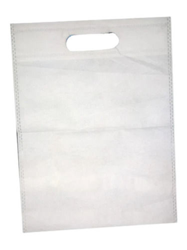 10x14 Inch 4kg Load Capacity Hot Stamping Plain Non-woven D Cut Bag