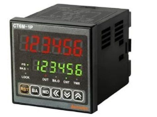 Black 240 Volt Rectangular Plastic Digital Counter Timer