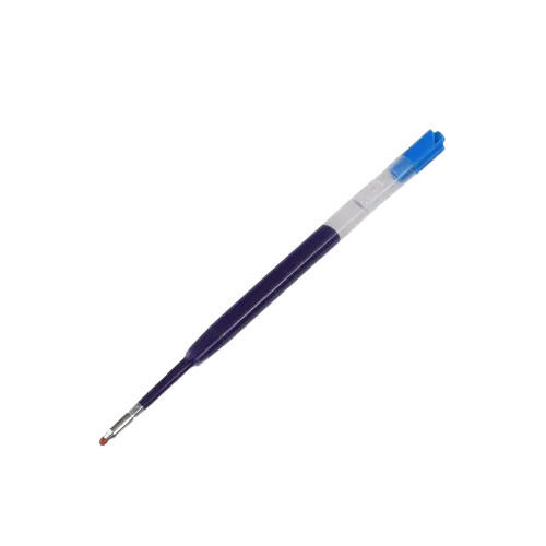 Plastic 5 Inch Long Lightweight Waterproof Blue Ink Ball Pen Refill For Smooth Writing 