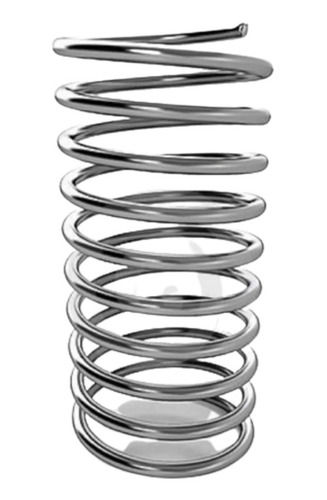 Silver 60 Mm Round Polished Stainless Steel Coil Spring