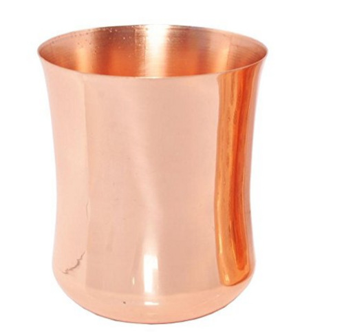 लाल भूरा 7X3 इंच प्रीमियम क्वालिटी और टिकाऊ गोल ग्लॉसी फ़िनिश वाला कॉपर ग्लास