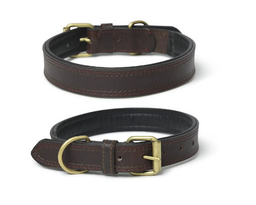 Comfortable And Skin Friendly Genuine Leather Dog Collar