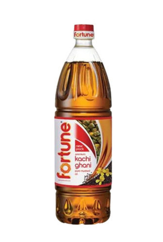 1 Liter Cold Pressed Kachi Ghani Pure Mustard Oil For Cooking