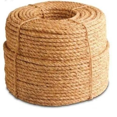 100 Meters Chemical Resistant Twisted Not Sinking Coconut Coir Rope Breaking Strength: 00 Kilograms