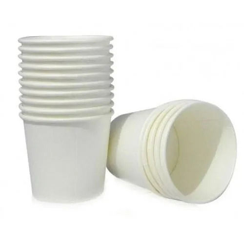 150 Ml Plain White Disposable Paper Cup For Coffee And Tea