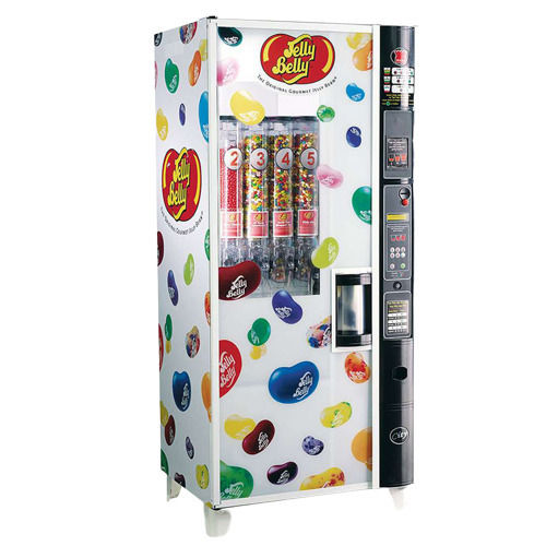 22.5x22.5x60 Cm 230 Volt 120 Watt Semi Automatic Candy Vending Machine 