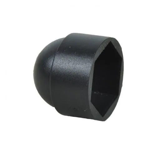 Black 24 Mm Diameter Aism Standard Color Coated Plastic Hexagon Bolt Cap For Industrial Use