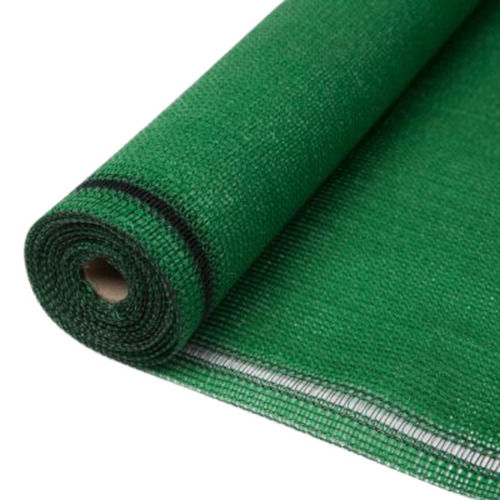 Green 3 Mm Thick Coated Poly Vinyl Chloride Outdoor Shade Net For Industrial Use