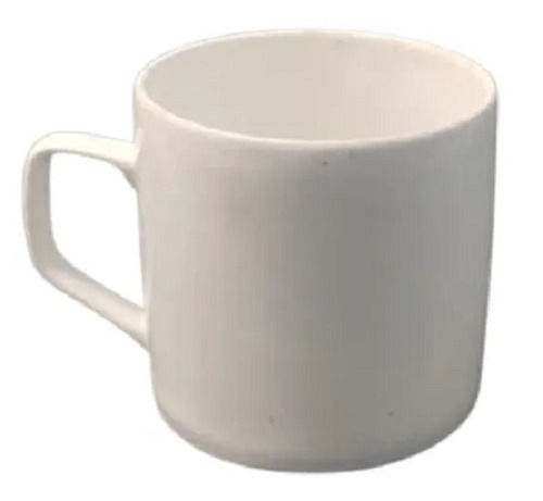 315 Ml Capacity Round Plain Ceramic Polished Promotional Mug