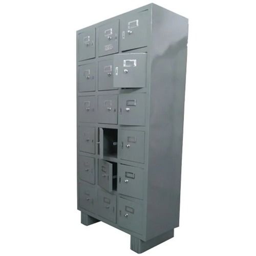 42 Kg 7X1.5 Foot Paint Coated Mild Steel Staff Locker  Carpenter Assembly