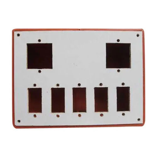 430 Grams 10X7 Inches Square Electrical Switch Board For Fitting Application: Electronic