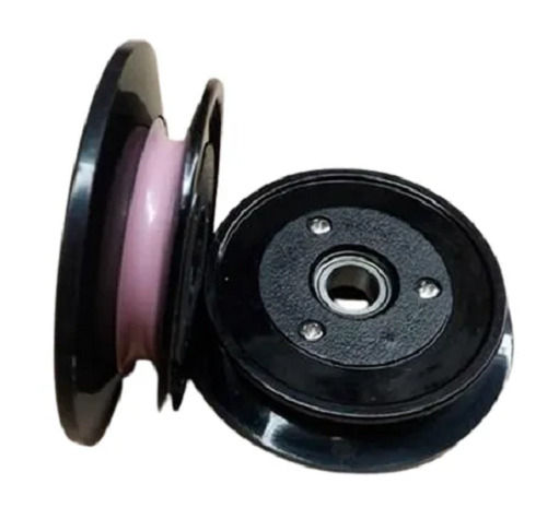 Black 50 Mm Size Round Ceramic Pulley For Industrial Use 