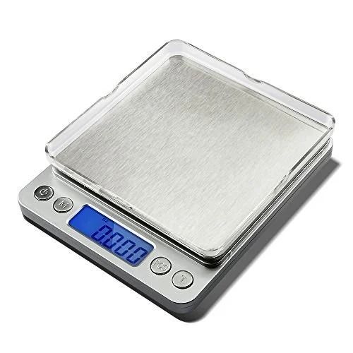 Battery Power Supply Led Monitor Display Square Base Steel Weighing Scale