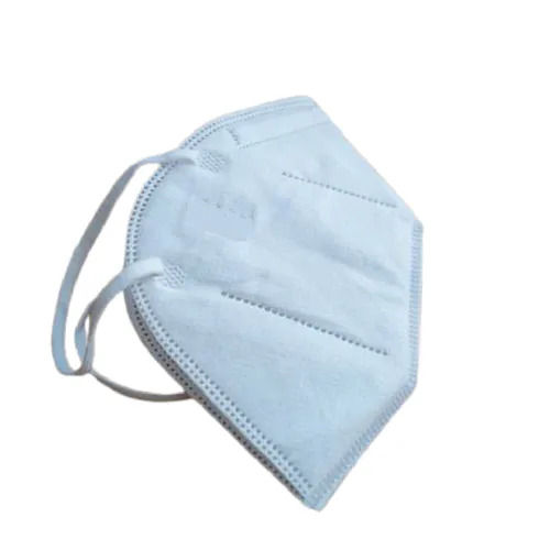 White Protect Anti-Bacterial Disposable Non Woven N95 Face Mask For External Use