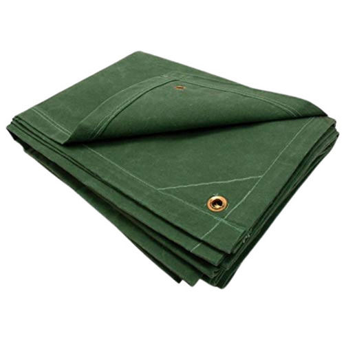 Water Resistant Double Layer Plain Cotton Canvas Tarpaulin For Outdoor Use