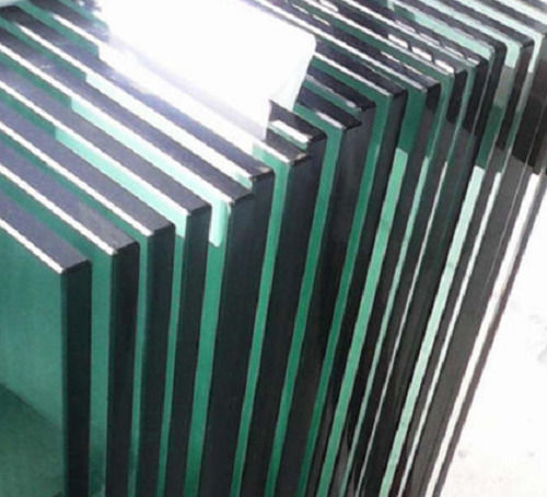 Silver 12 Mm Thickness Plain Glass Panel For Construction Work 