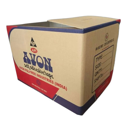 14x10x12 Inch Rectangular Matte Finish Printed Corrugated Packaging Box