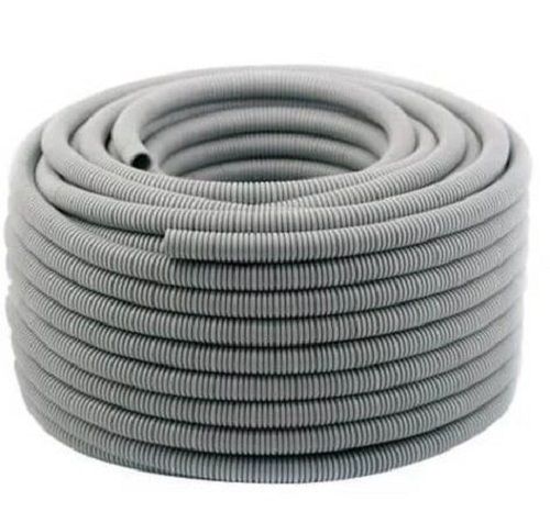 Grey 20 Meter Long Leak Resistance Pvc Flexible Pipe