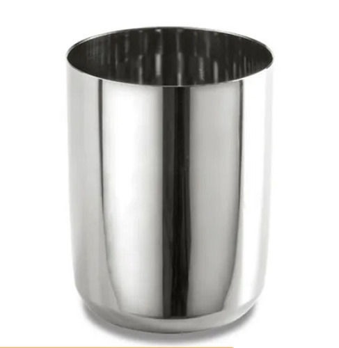 350 Ml Round Polished Stainless Steel Glasses For Home 