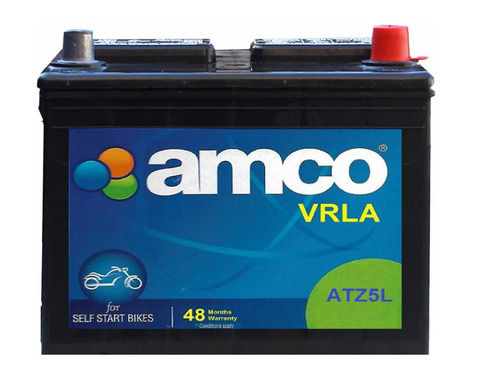 5 Amps And 12 Volts Lead Acid Amco Battery For Self Start Bikes Use Weight: 1.5  Kilograms (kg)