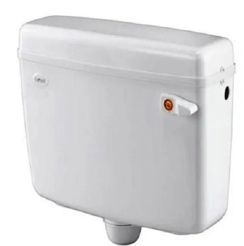 White 69X36X71 Cm Square Plain Polished Plastic Flush Tank