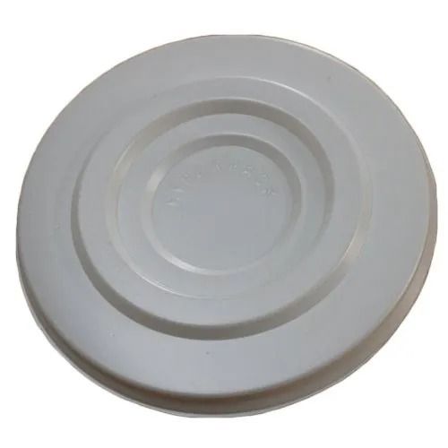 White 750 Ml Chemically Stable Impact Strength Rust Proof Plastic Bowl Lid