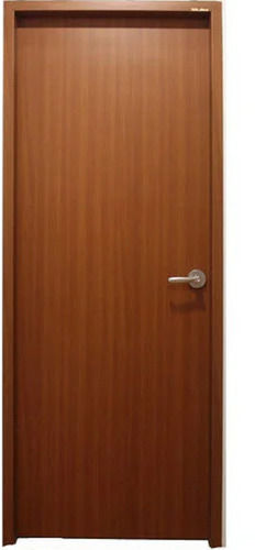 Brown 8X3 Feet Size Rectangular Hinged Open Style Polished Abs Door