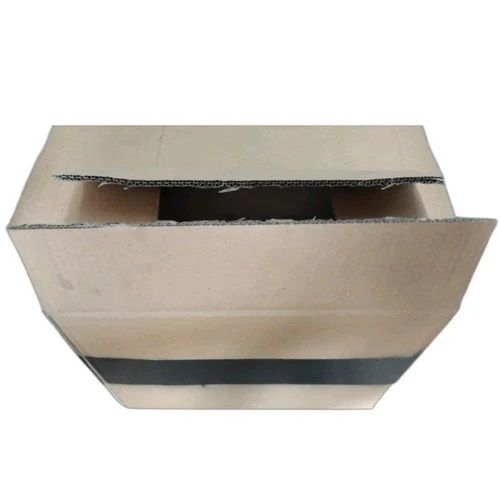 Kraft Paper Square Shape Brown Corrugated Box For Packaging Use