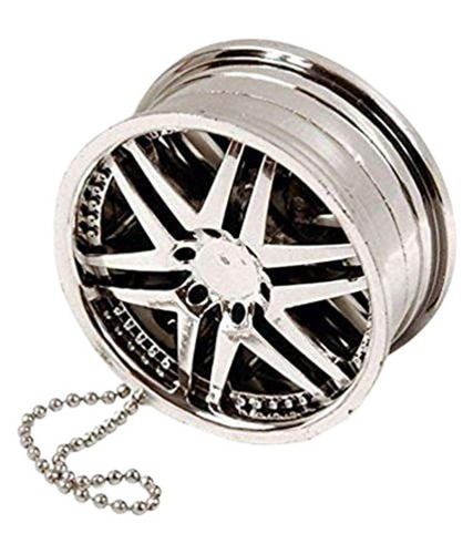 Long Lasting Jasmine Fragrance Alloy Wheel Hanging Car Air Freshener Vehicle Type: Four Wheeler