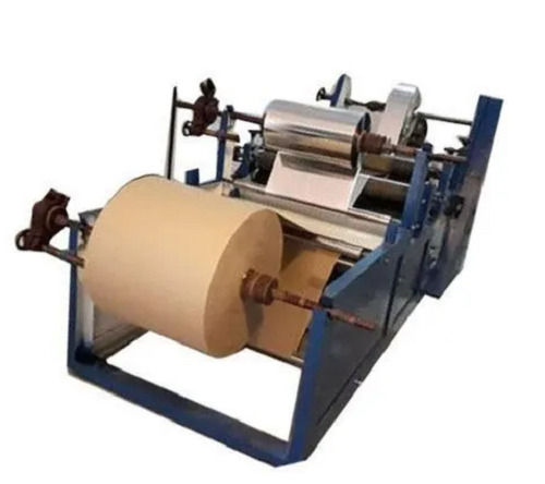 Mild Steel Electrical Semi Automatic Paper Plate Lamination Machine Capacity: 1 Ton/Day