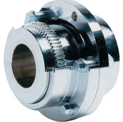 Silver Mild Steel Industrial Gear Coupling For Metal Rolling Mills Use