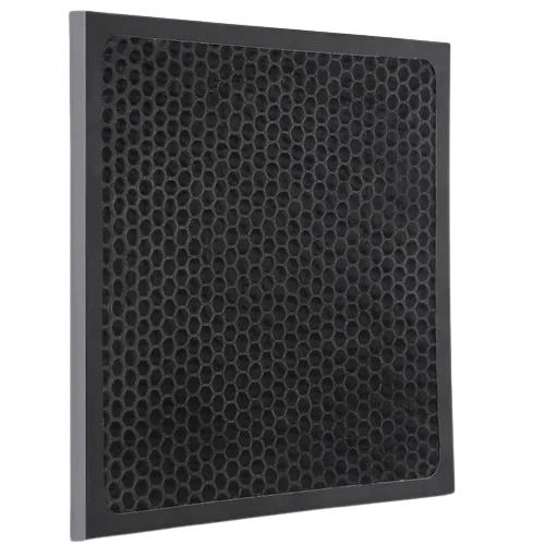 Black Rectangular Aluminium Activated Carbon Filters For Industrial Use 